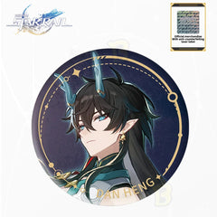Honkai: Star Rail All-Stars Invite Series Tin Badge Official Emblem Original Goods miHoYo HuoHuo Jing Liu Dan Heng Ting Yun Jing Yuan