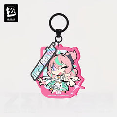 Zenless Zone Zero Lido Series Chibi Acrylic Charms (Nangong Yu、Caesar、Komi、Ari)