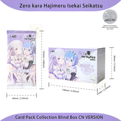 Re: life In A Different World From Zero Blind Box Collection Cards for Children Game Anime Card Table Board Toys