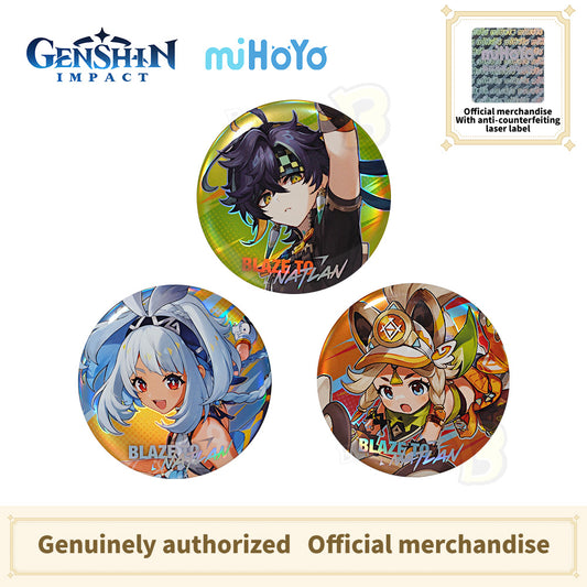 Genshin Impact Spark Natlan series badge Series Character Badge - Kinich Kachina Mualani