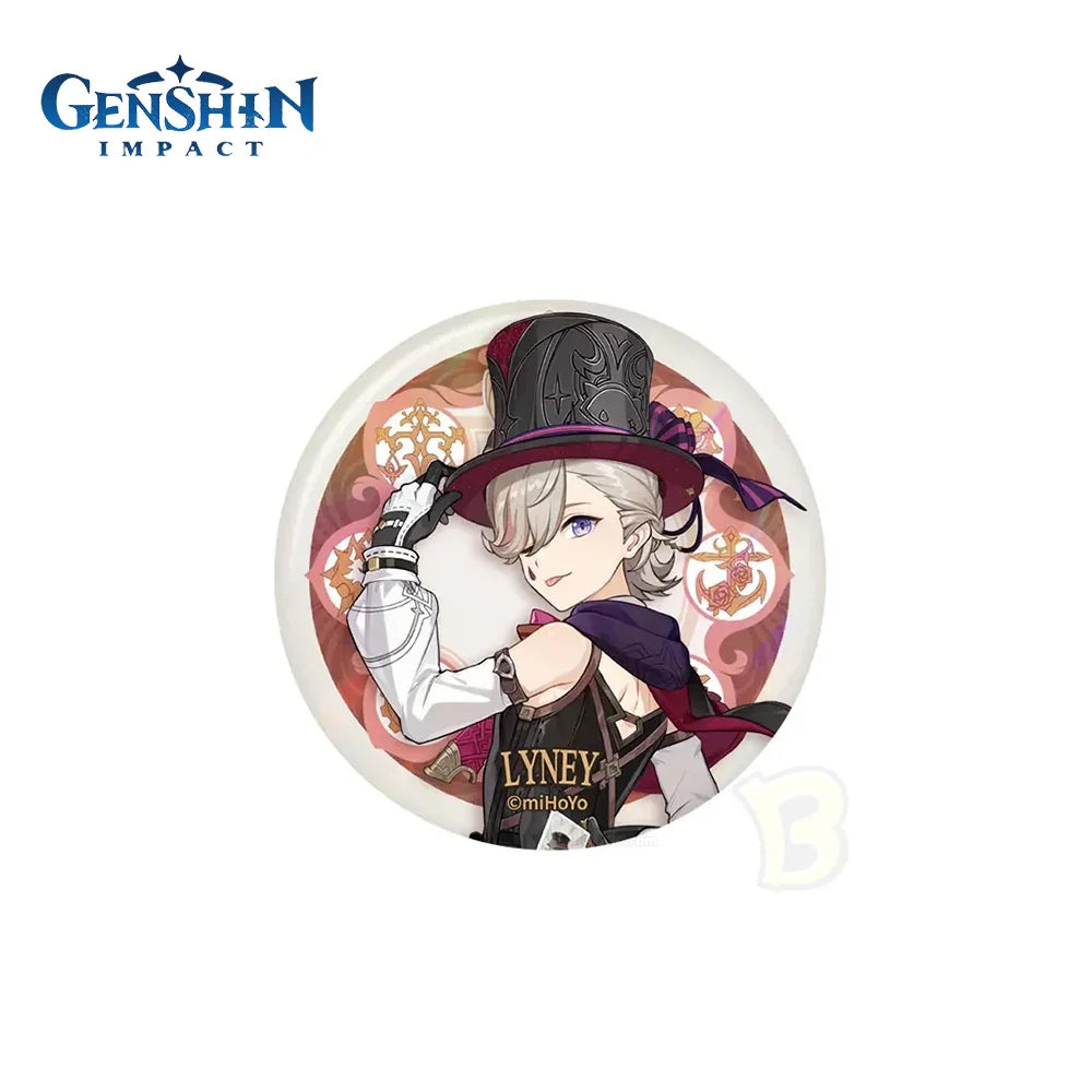 Genshin Impact Court of Fontaine Themed Series Character Badge