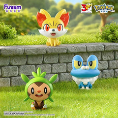 Funism Pokemon 30th Anniversary Blind Box, Tiny Wonders‑The First Partner Figure Set (3 Pcs Per Box, Same‑Region Characters)