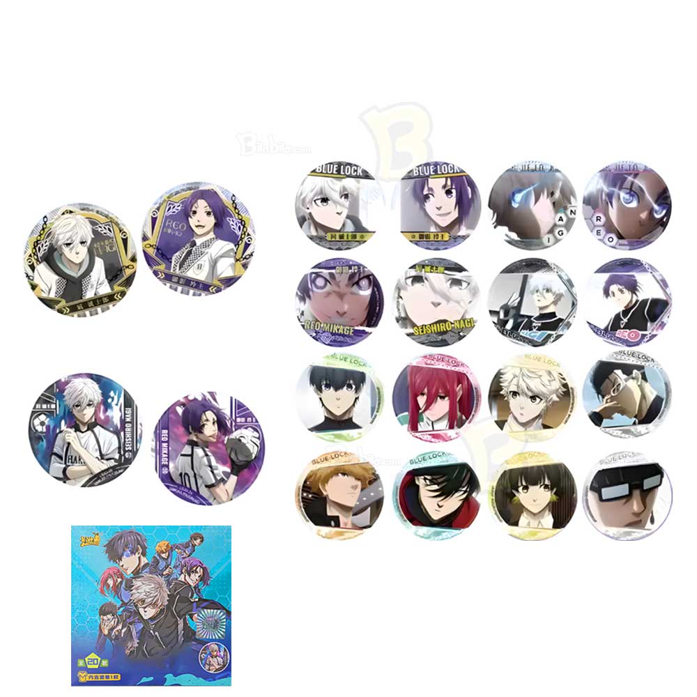 Blue Lock: Episode Nagi Official Badge Series — Blind Pack (58mm Tinplate, Brand New)