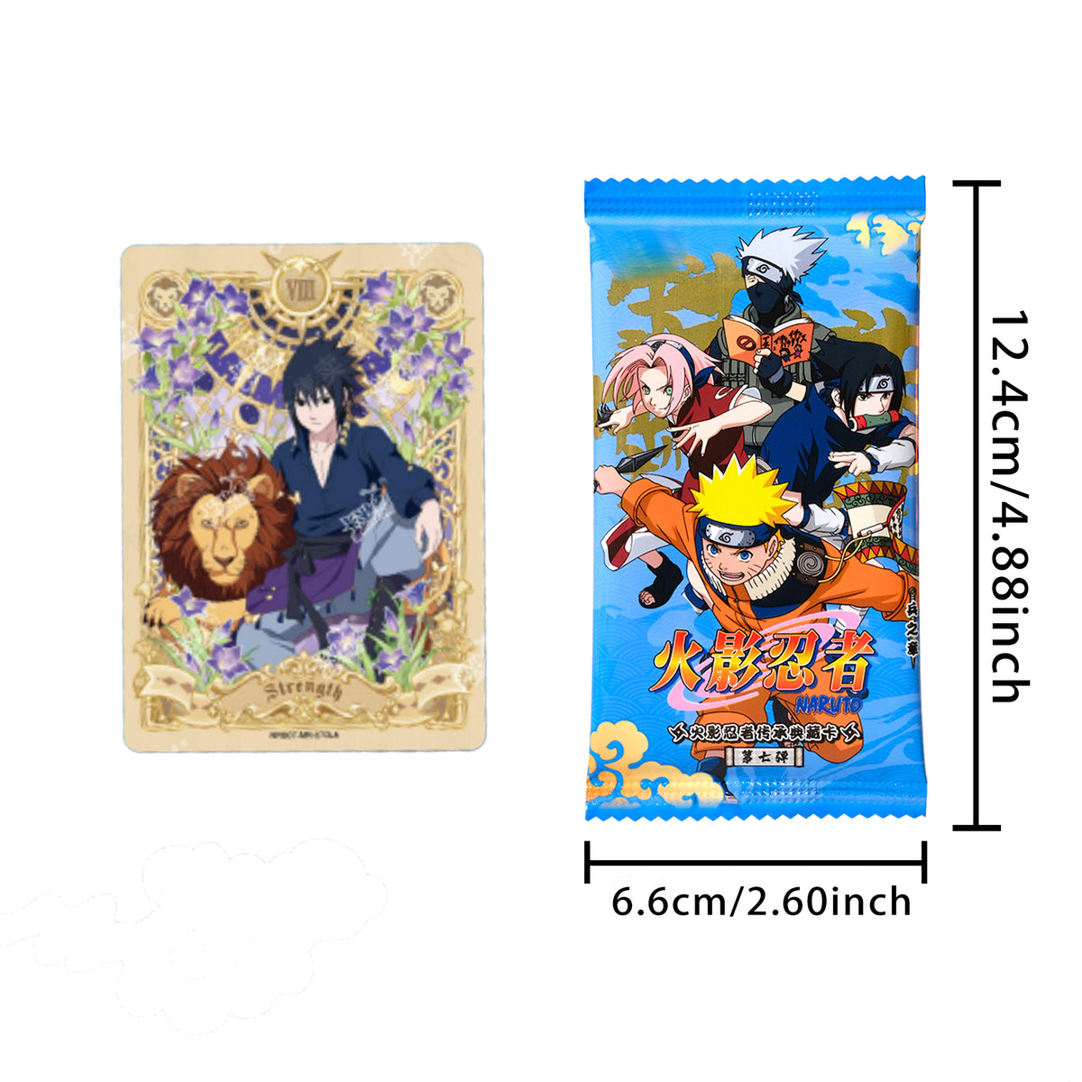 Naruto Legacy Collection Card Vol.7 — Official Trading Cards | Chūnin Exam Arc | 5 Cards per Pack | R SR SSR UR AR | Loose Packs, Factory Sealed