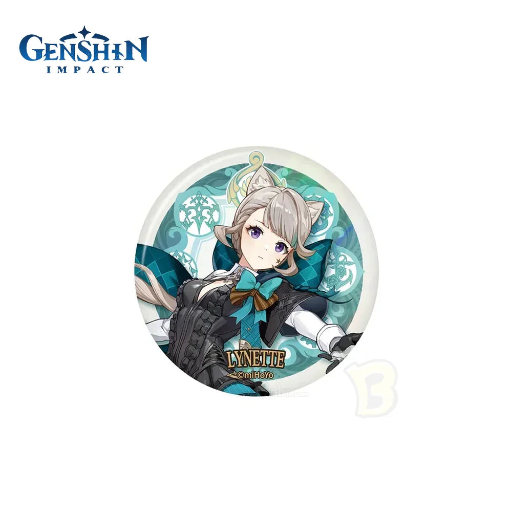 Genshin Impact Court of Fontaine Themed Series Character Badge
