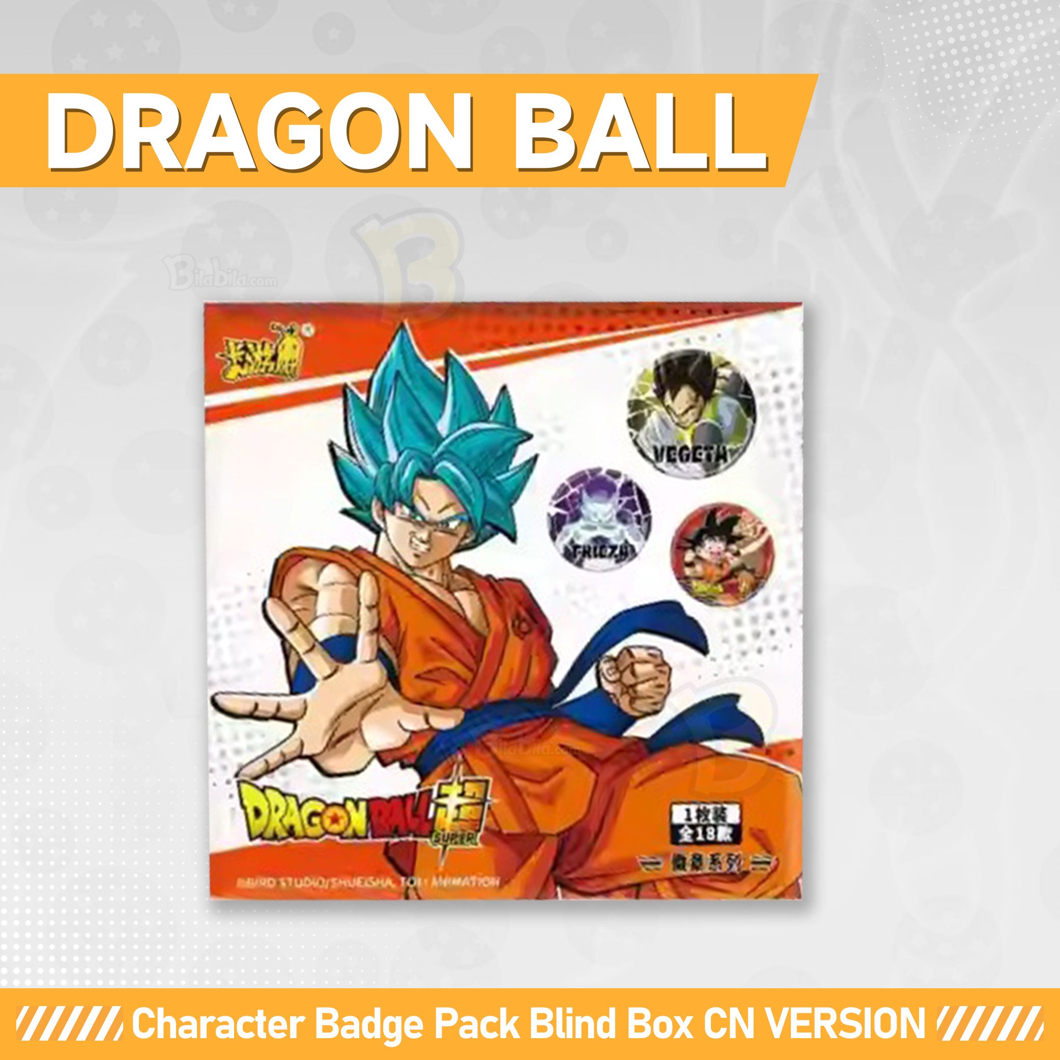 DRAGON BALL SUPER Tinplate Badge Blind Box Collection official merch Goku Gohan Vegeta DBS Anime Merch