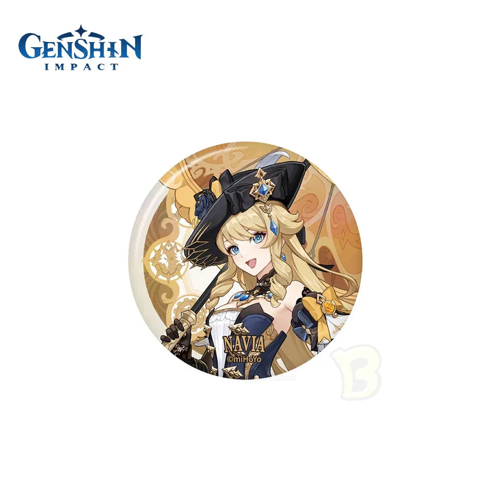 Genshin Impact Court of Fontaine Themed Series Character Badge