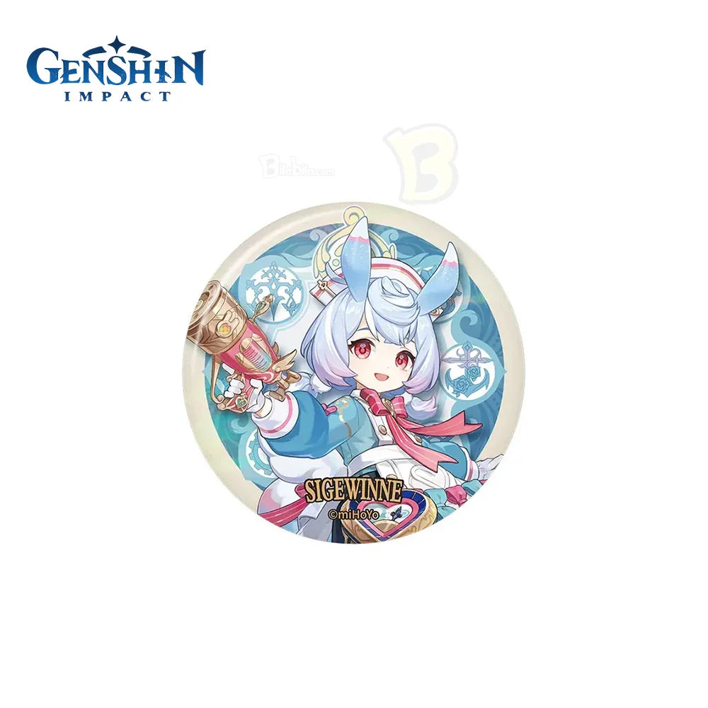 Genshin Impact Court of Fontaine Themed Series Character Badge