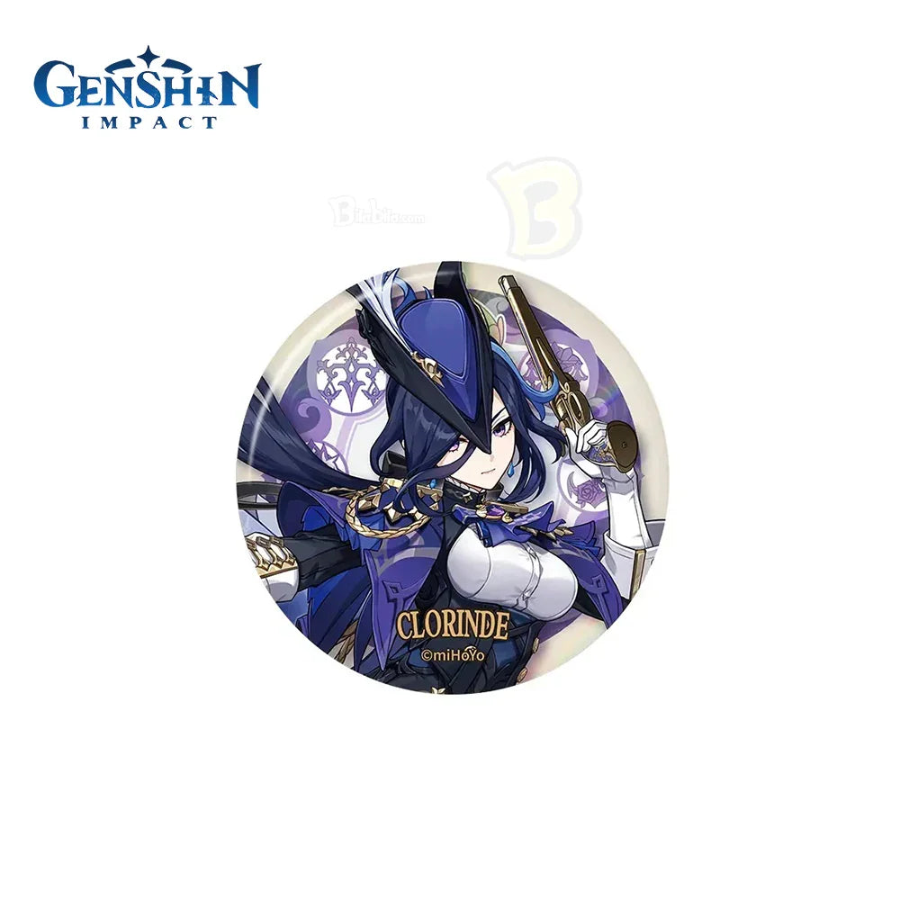 Genshin Impact Court of Fontaine Themed Series Character Badge