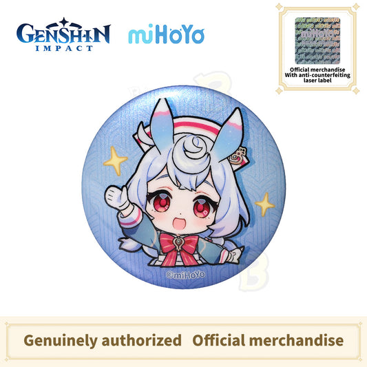 Genshin Impact Badge Sigewinne Cute Fontaine Official Emblem Original