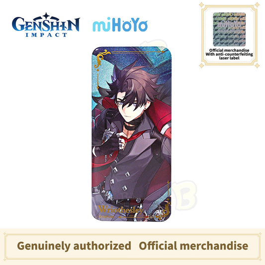 Genshin Impact Themed Square Badge To the Stars Shining in the Depths-Furina Neuvillette Wriothesley Arlecchino Genshin Impact Peripherals, Official, Genuine, with Laser Anti-counterfeit Label