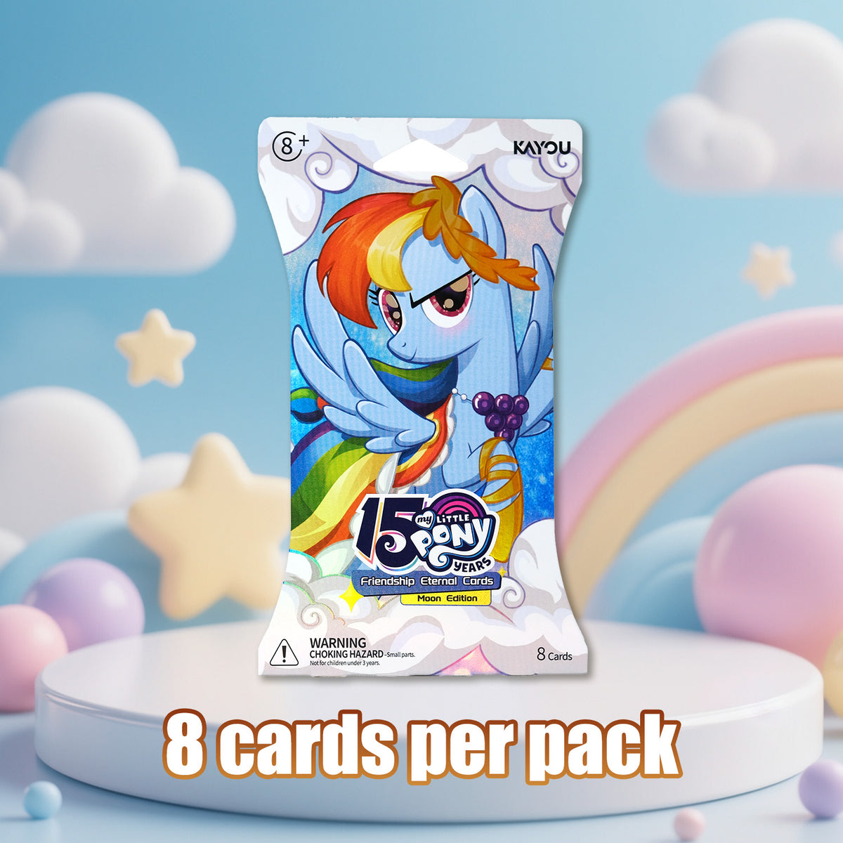 My Little Pony Friendship Eternal Card – US Blue Version (8 Cards/Pack)