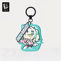 Zenless Zone Zero Lido Series Chibi Acrylic Charms (Nangong Yu、Caesar、Komi、Ari)