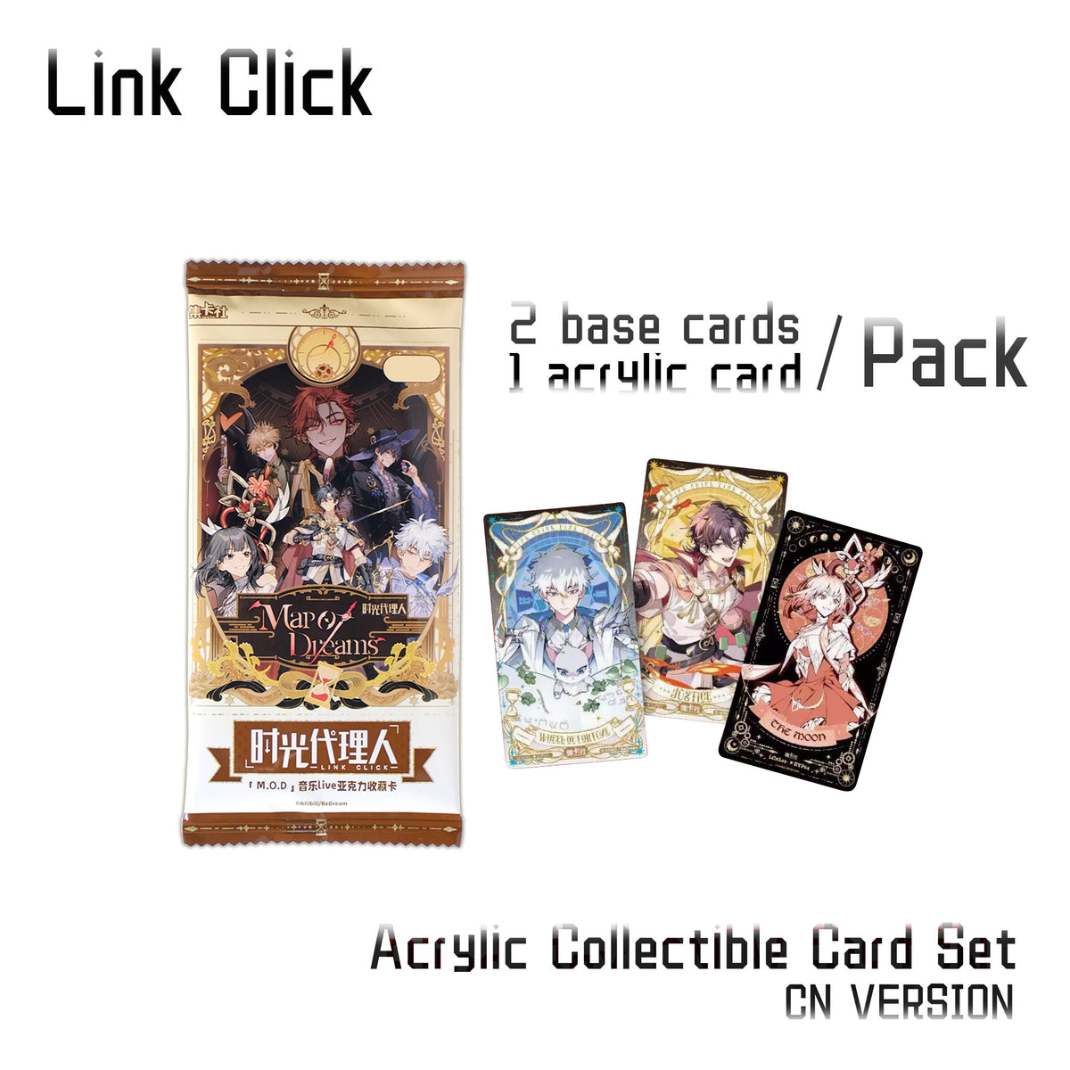 Link Click M.O.D Music Live Acrylic Collectible Card