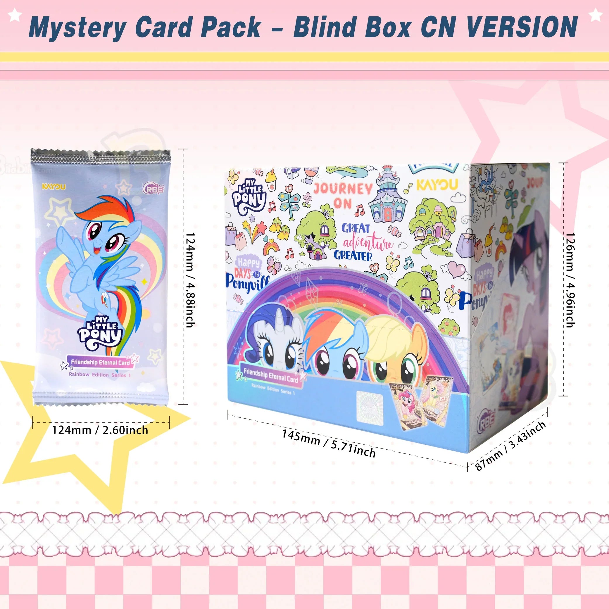 My Little Pony TCG "Friendship Is Forever" Trading Cards – Mystery Blind Box Vol.4