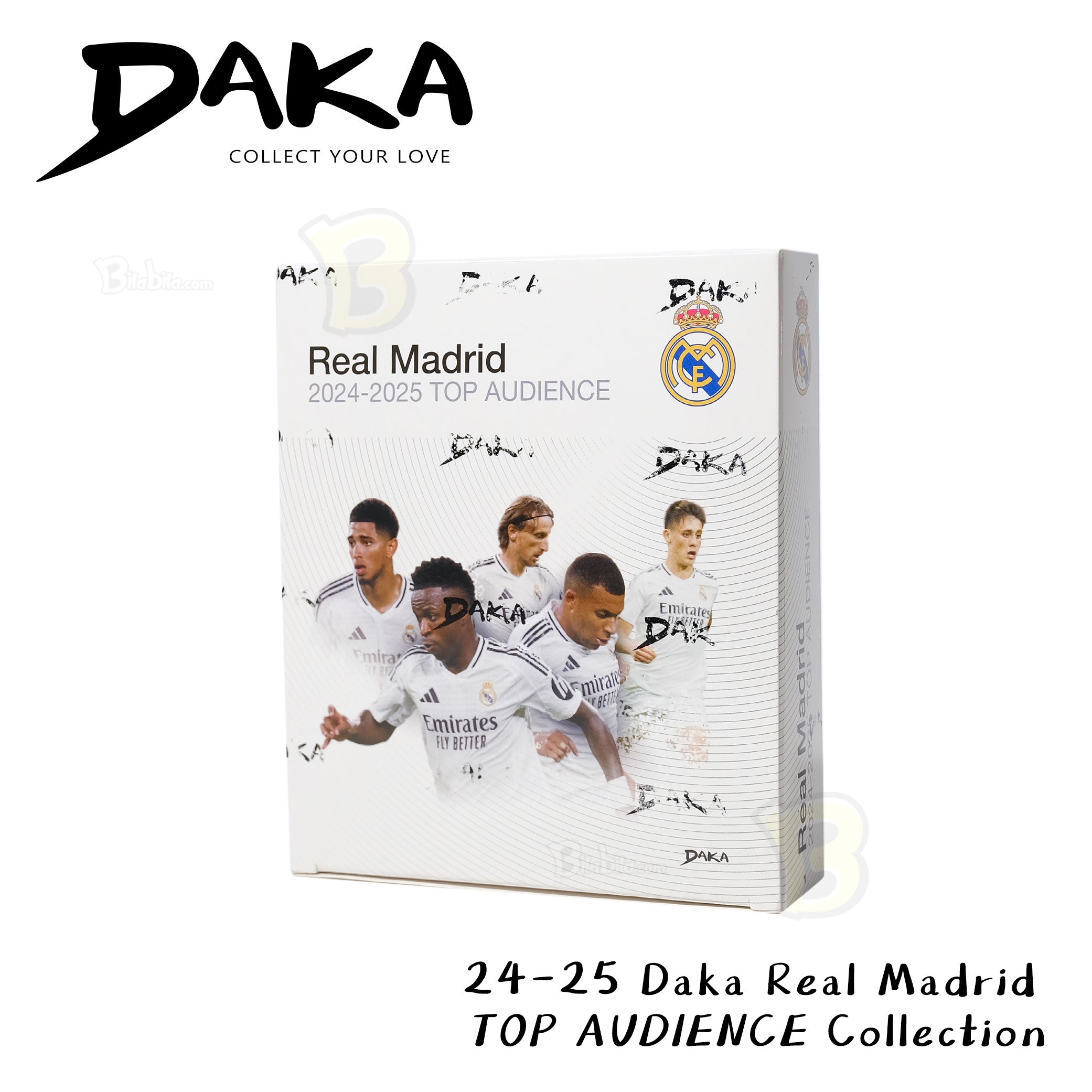 Daka Real Madrid Top Audience 2024/25 Football Player Card Blind Box Sport Trading Cards