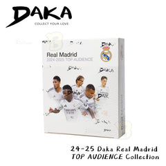 Daka Real Madrid Top Audience 2024/25 Football Player Card Blind Box Sport Trading Cards