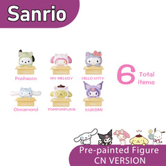 Sanrio Family Cat Series Resin Ornament | Hello Kitty, My Melody, Kuromi & More | 8–10cm | Random Style, Brand New Sealed