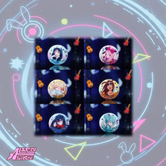 Alien Stage Bunny Series Badge Blind Box (6 Packs/Box)