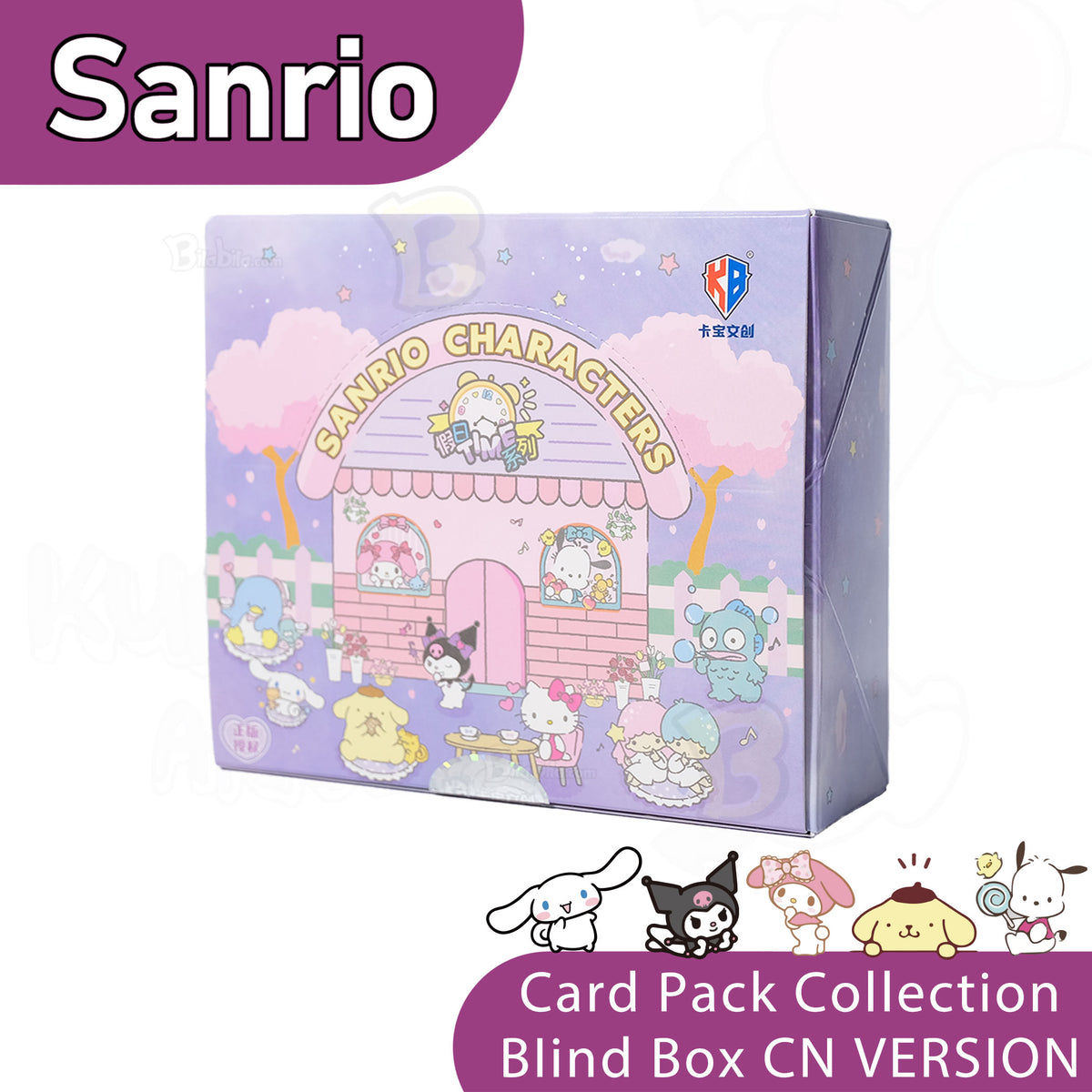 Sanrio Family Polaroid Card Collection Sanrio Characters Cinnamoroll Hello Kitty Kuromi Pochacco Pompompurin My Melody Blind Box