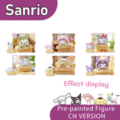 Sanrio Family Cat Series Resin Ornament | Hello Kitty, My Melody, Kuromi & More | 8–10cm | Random Style, Brand New Sealed
