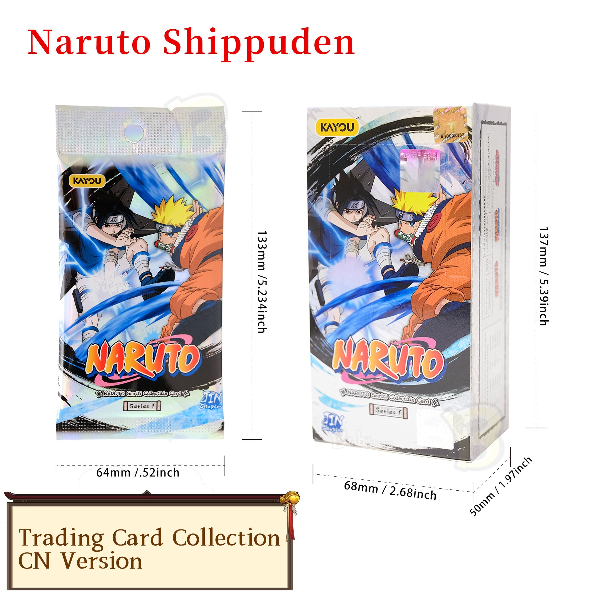 Naruto Trading Cards and Collector Card Booster Packs - Overseas Version Chapter 1 of The Formation