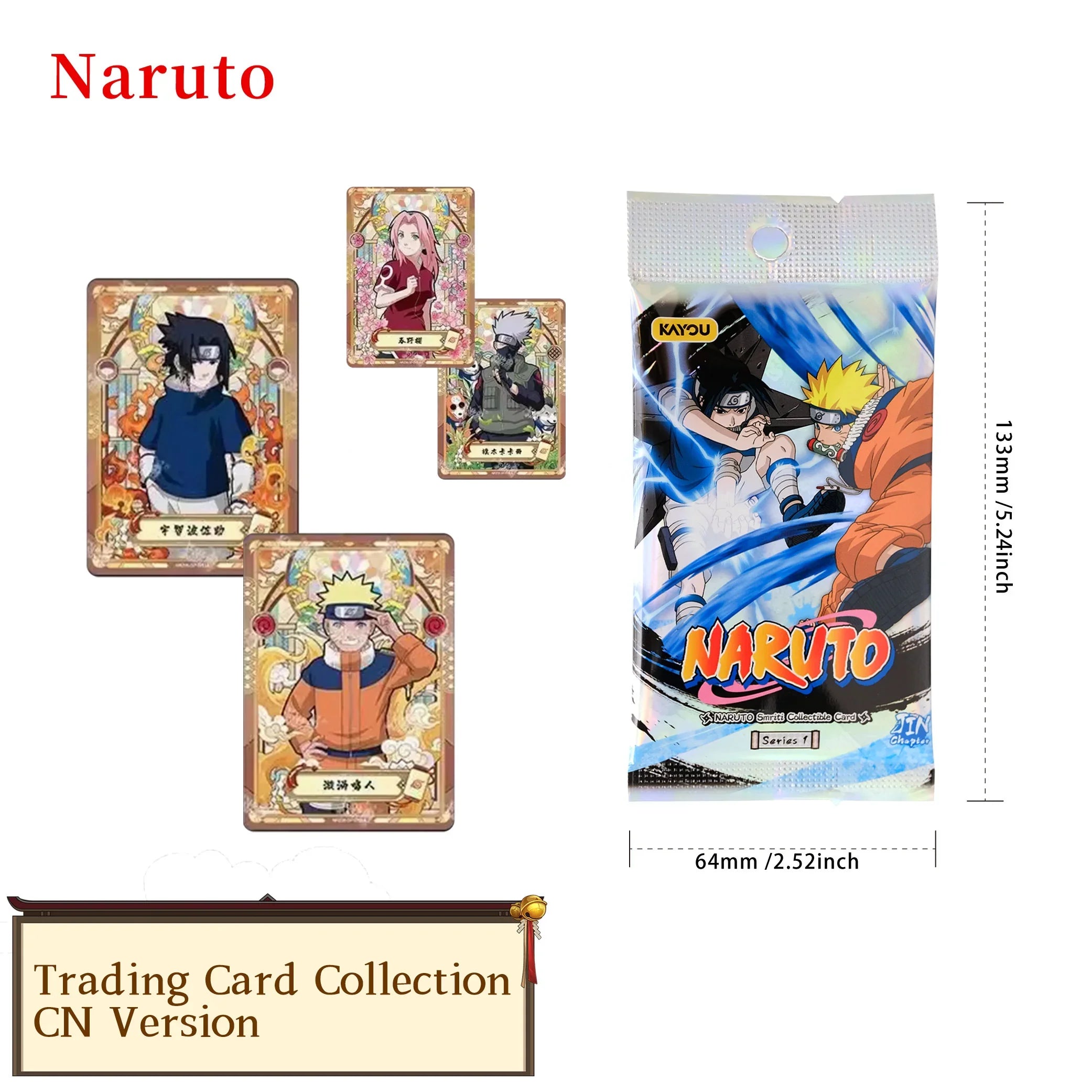 Naruto Array Chapter Trading Cards Collection Blind Box