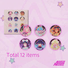 Alien Stage Bunny Series Random Badge Blind Box (12 Packs/Box)