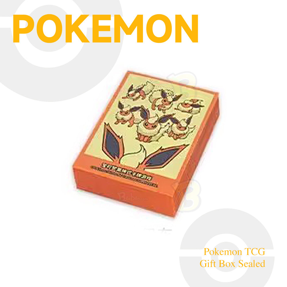 Pokemon TCG Eevee GX Flareon Collectible Cards Exclusive Gift Box Sealed S-Chinese