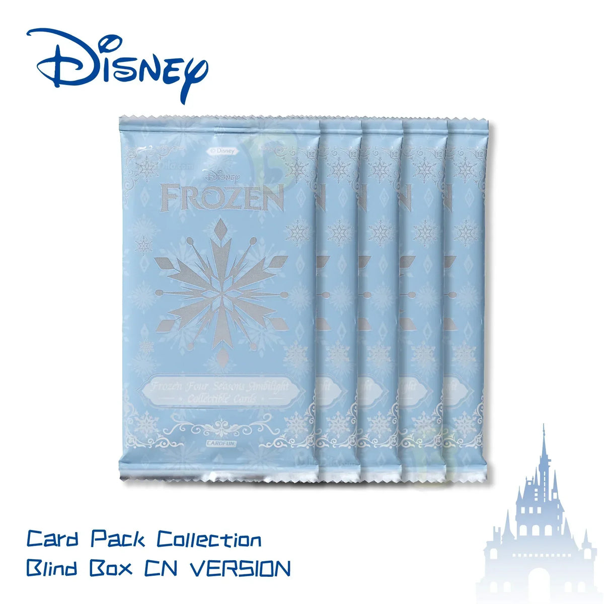 Disney Frozen Card Four Seasons Ambilight Collectible Cards Anna Elsa Olaf Animation Role Blind Box Set