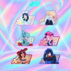 Special-Shaped Stage Rabbit Series — Half-Body Acrylic Fridge Magnet Blind Box | 6 Characters incl. MIZI, TILL & LUKA | 1 pc, Factory Sealed