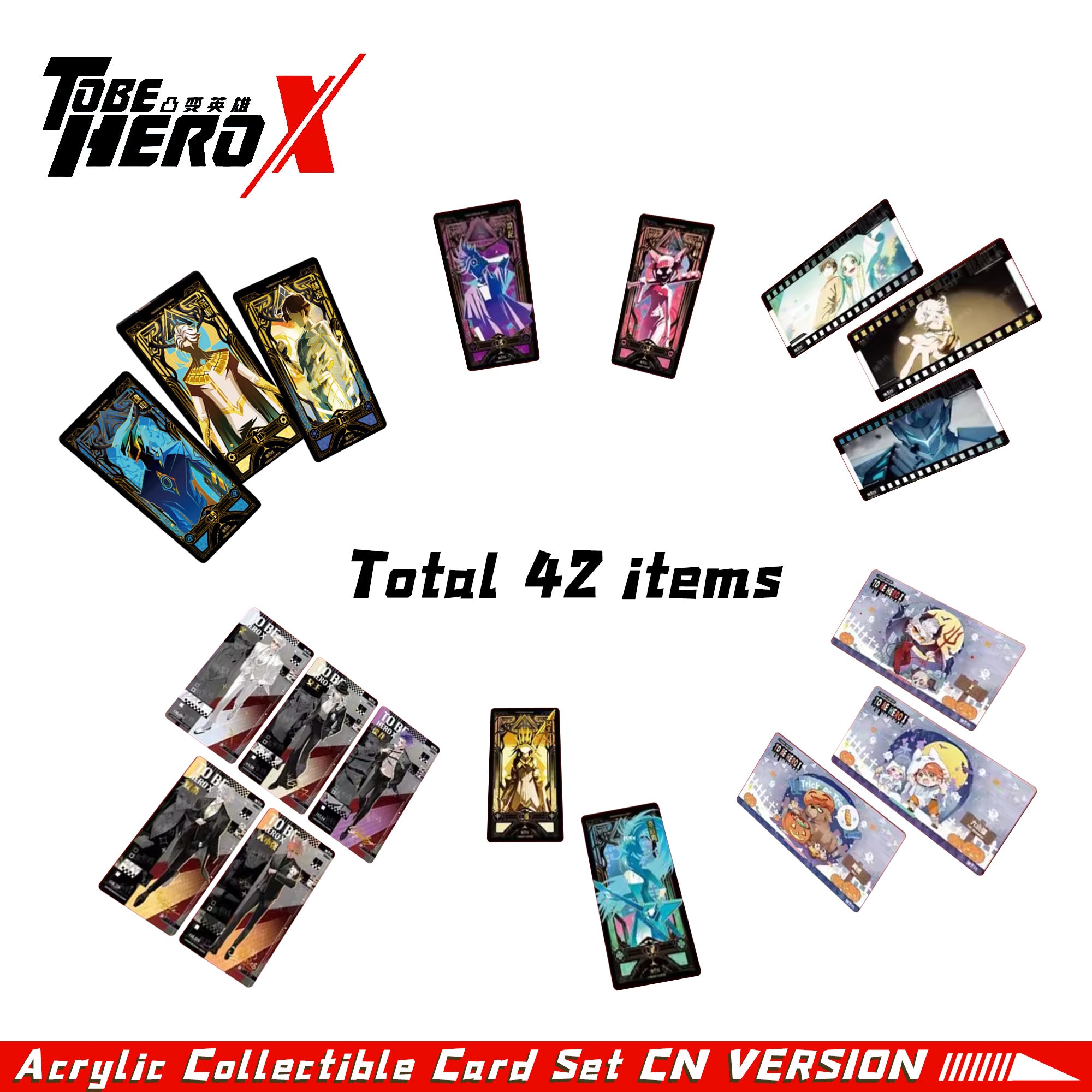 Jika Society Converge Hero X Acrylic Card Animation TOBEHEROX Series (Collectible card game featuring animated acrylic cards from the TOBEHEROX series)