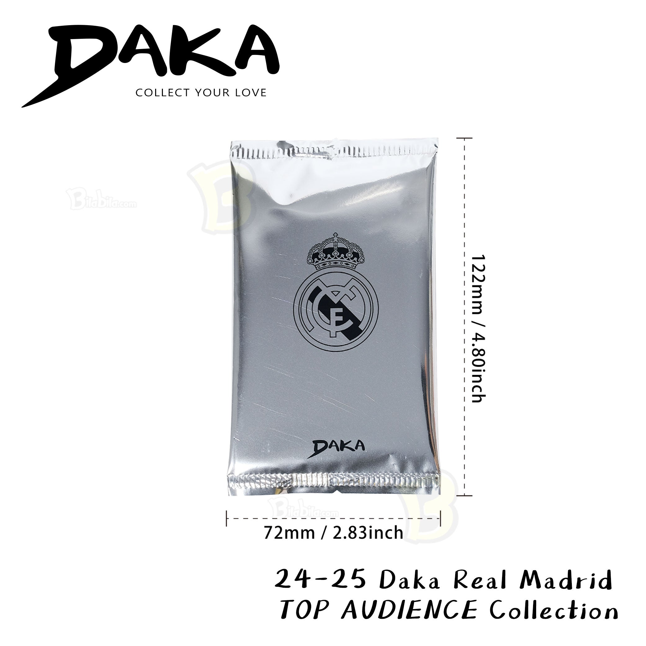 Daka Real Madrid Top Audience 2024/25 Football Player Card Blind Box Sport Trading Cards