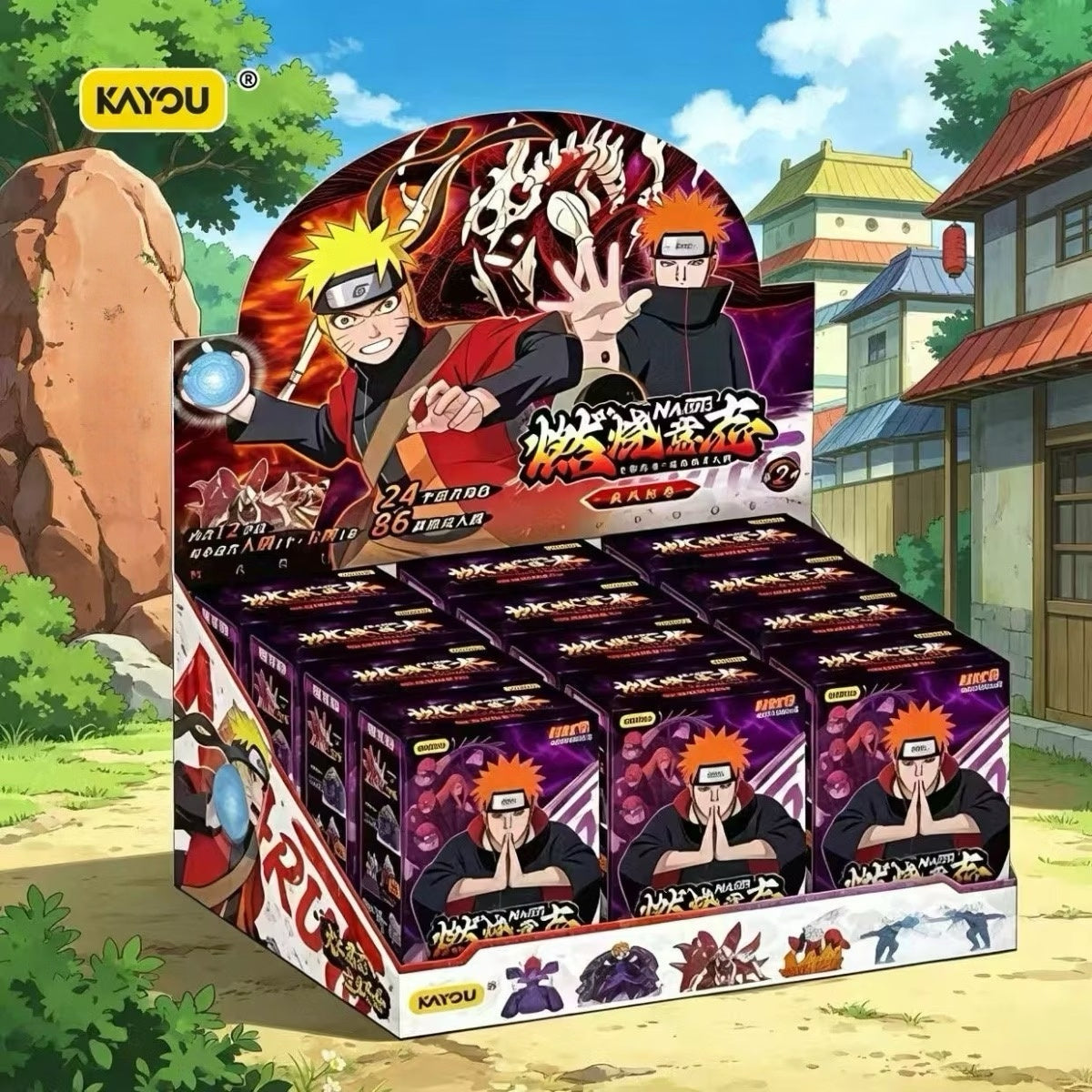 KAYOU Official NARUTO Eraser Minifigure Blind Box Model (12 Small Boxes Per Full Set)