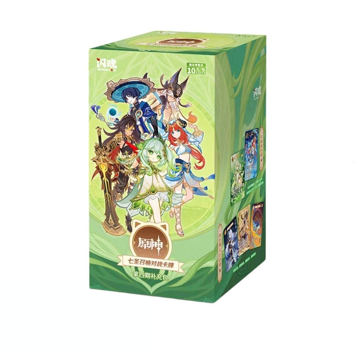Genshin Impact Genius Invokation TCG Booster Pack Vol.4 (18 Packs/Box)