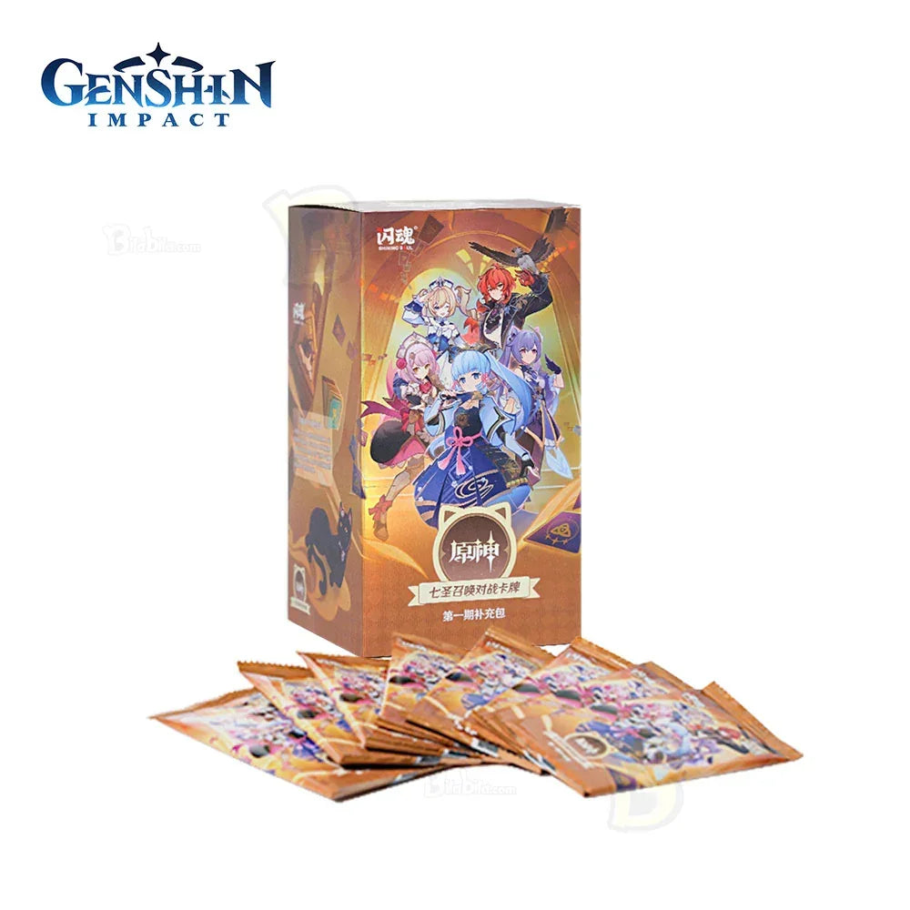 Genshin Impact Genius Invokation TCG Booster Pack Vol.1 Blind Box BilaBila Anime Store Genshin Impact Genius Invokation TCG Booster Pack Vol.1 Blind Box BilaBila Anime Store