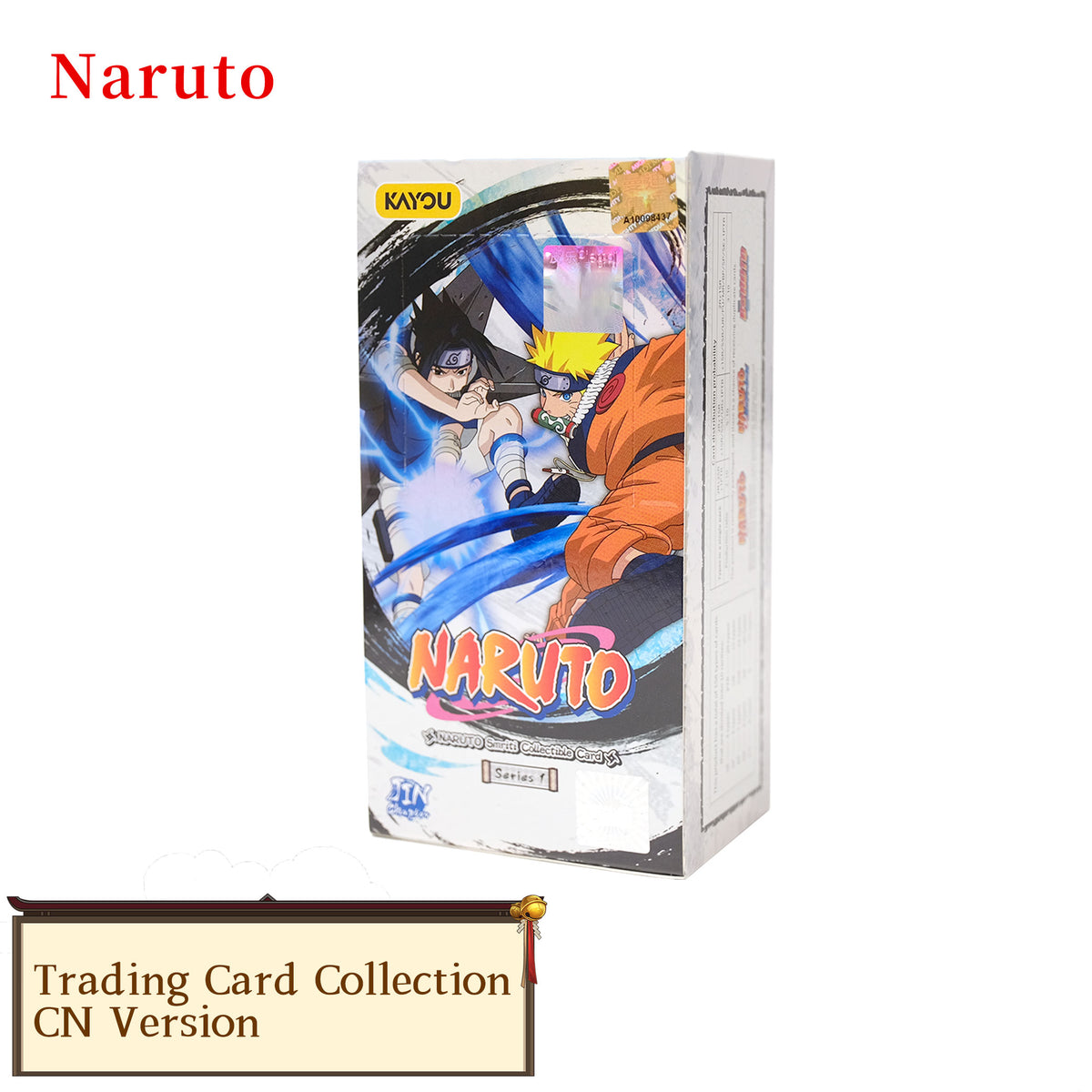 Naruto Heritage Collection Trading Card Box — Overseas Edition Vol.1 | 10 Packs, 158 Cards, 10 Rarity Tiers | Factory Sealed