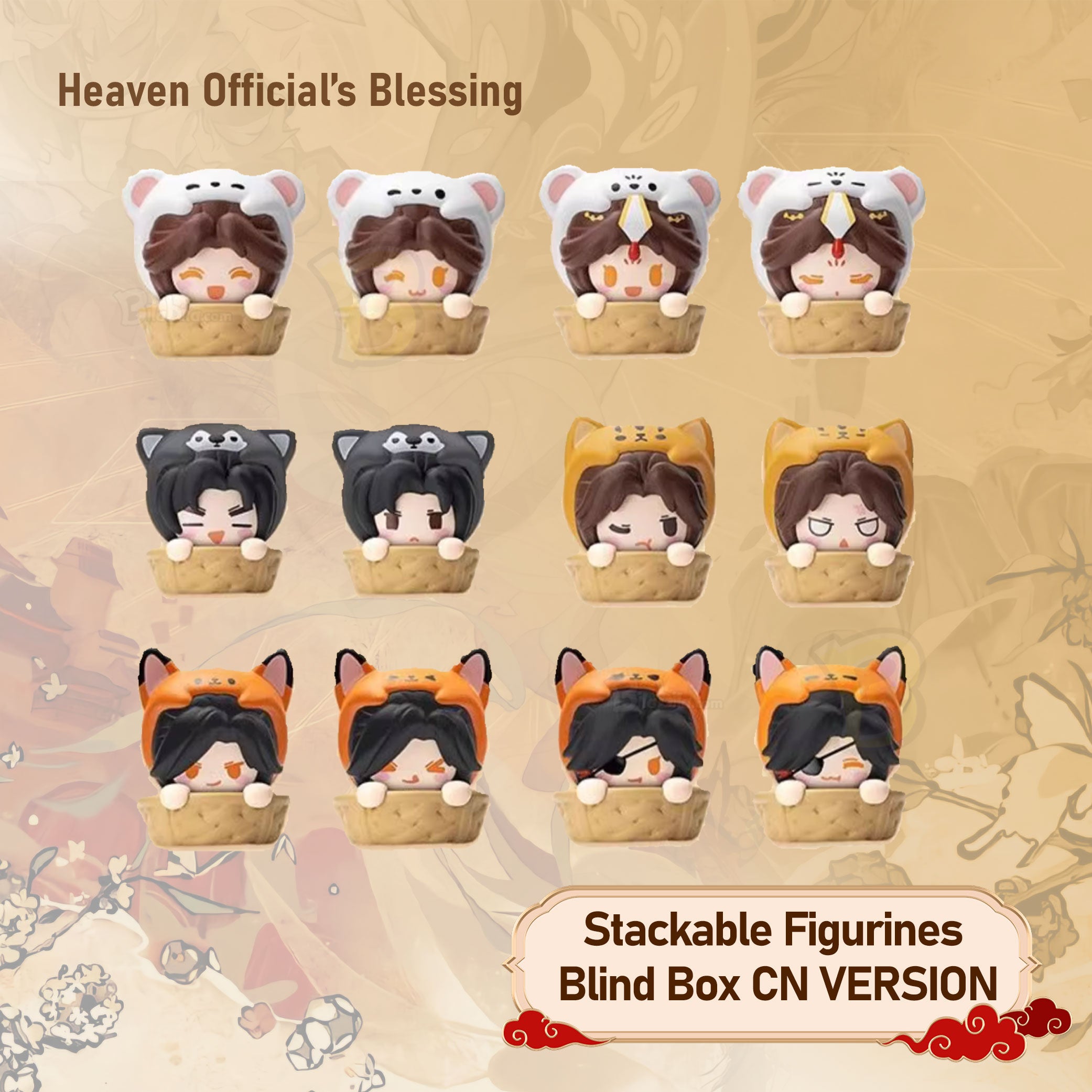 Heaven Official's Blessing Chibi Mascot Ver. Blind Box Figurine Stack Toy