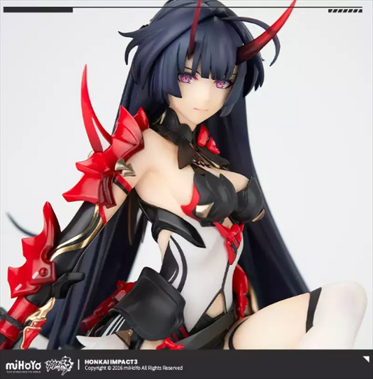 Honkai Impact 3 Series Anime Figure Raiden Mei Herrscher of Thunder 1/8 Modelli in PVC Modelli periferici 25 cm 