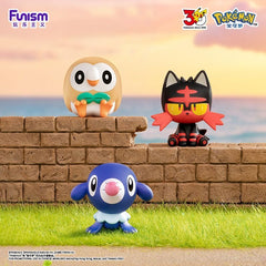 Funism Pokemon 30th Anniversary Blind Box, Tiny Wonders‑The First Partner Figure Set (3 Pcs Per Box, Same‑Region Characters)