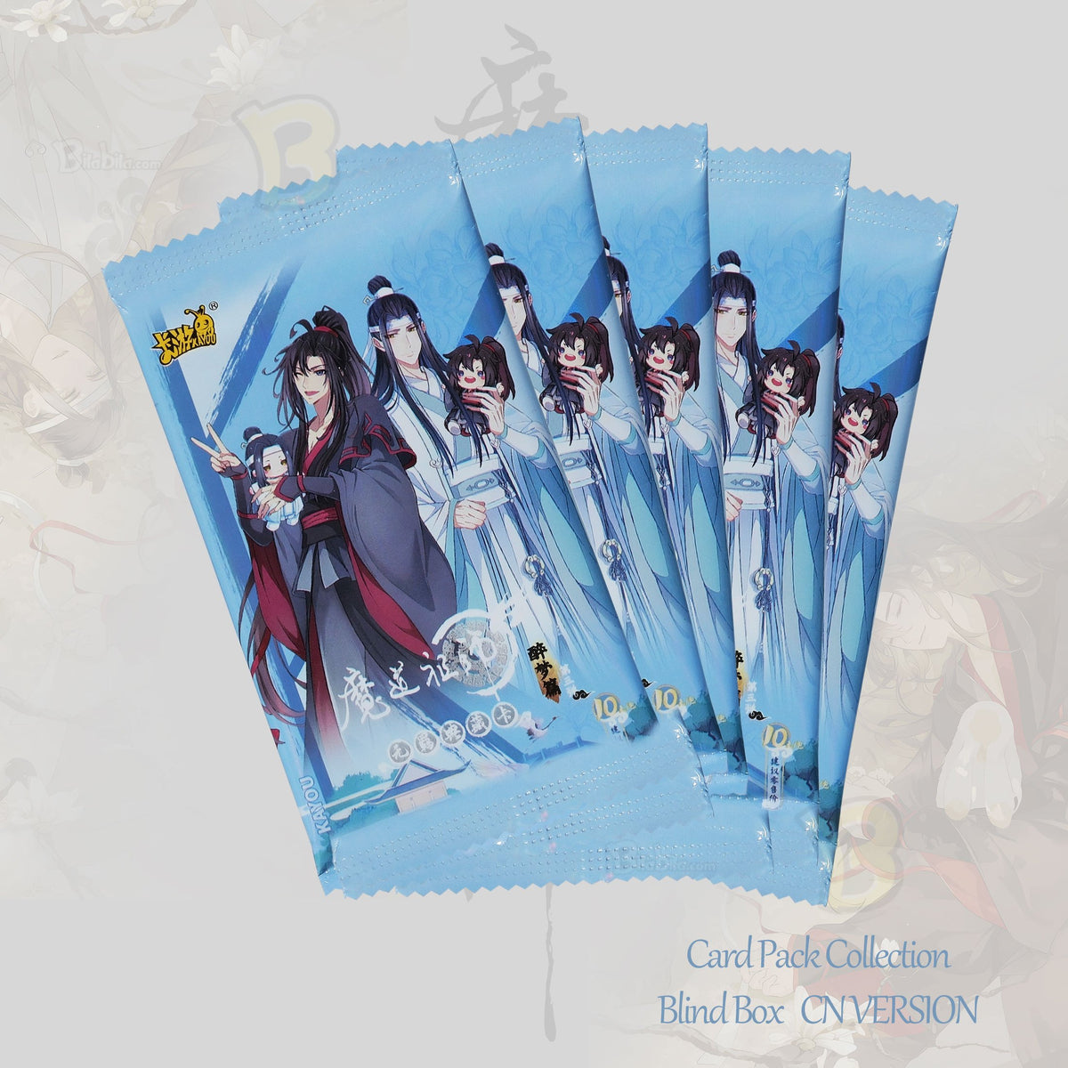 Grandmaster of Demonic Cultivation Authentic Collectible Card Pack (90 cards) Blind Box Collection Patriarch of Magic Dao Collection: Drunken Dream Chapter CN Edition