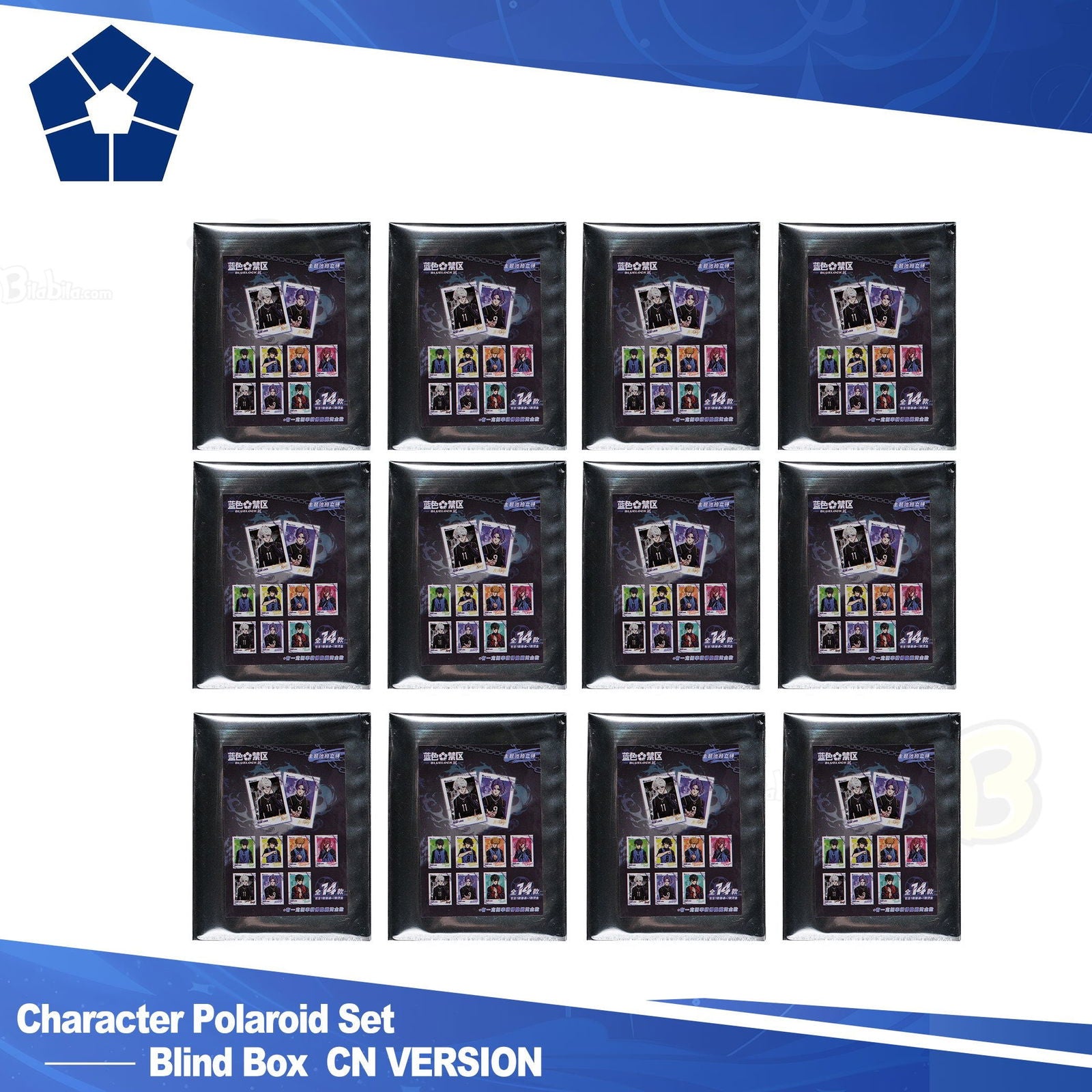 Blue Lock Nagi Theme Pool Polaroid Mystery Box Blue Lock Peripheral CN Genuine with Laser Anti-Counterfeit Label 1pc 1box - BilaBila