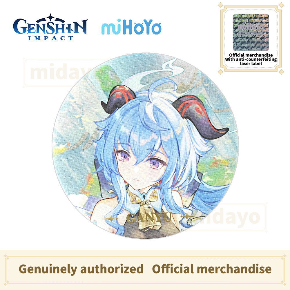 GENSHIN IMPACT Themed Series Character Badge-Ganyu - BilaBila