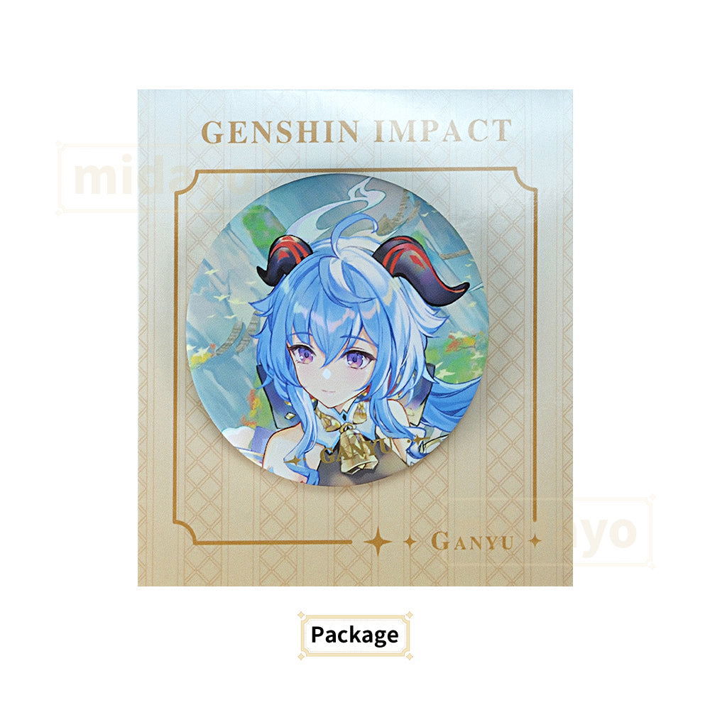 GENSHIN IMPACT Themed Series Character Badge-Ganyu - BilaBila