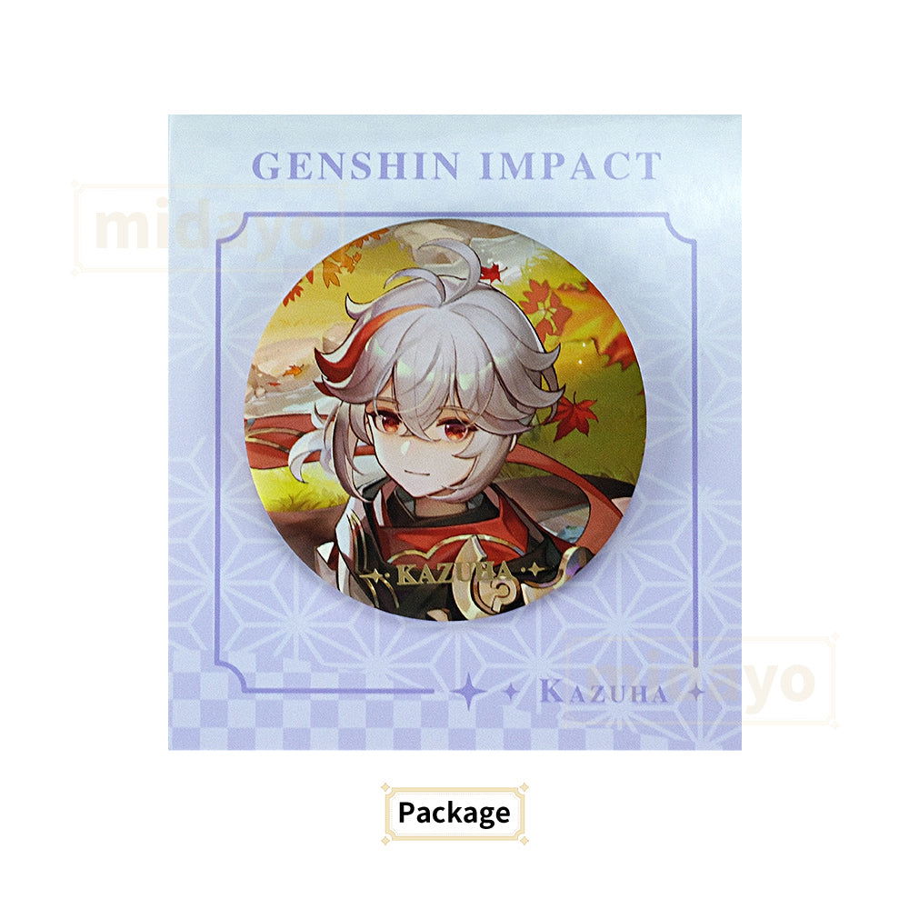 GENSHIN IMPACT Themed Series Character Badge-Kaedehara Kazuha - BilaBila