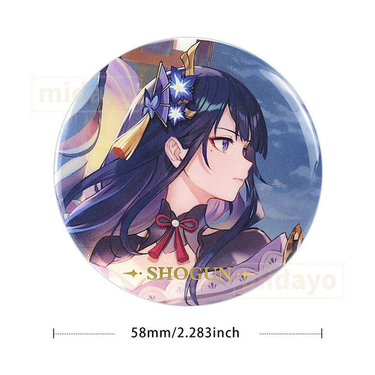 GENSHIN IMPACT Themed Series Character Badge-Raiden Shogun - BilaBila