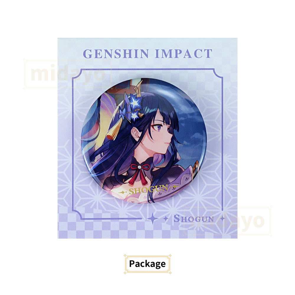 GENSHIN IMPACT Themed Series Character Badge-Raiden Shogun - BilaBila