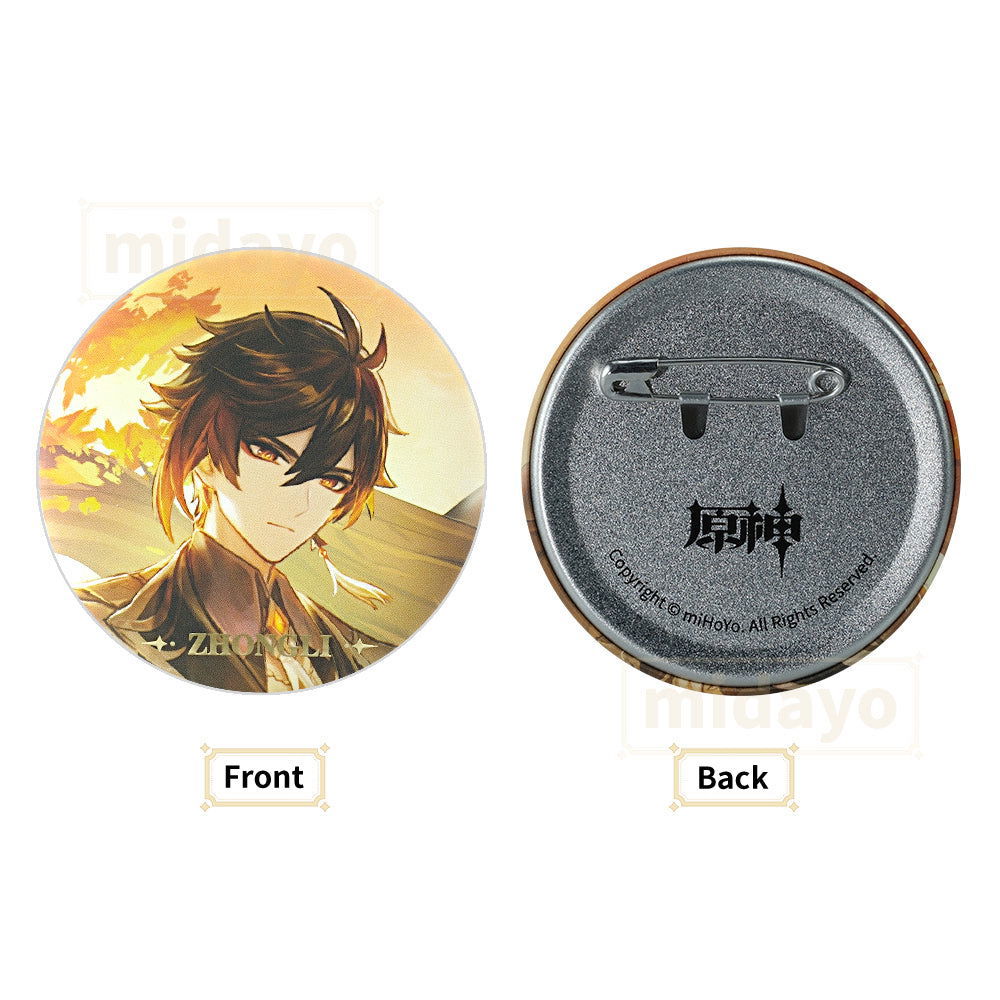 GENSHIN IMPACT Themed Series Character Badge-Zhongli - BilaBila