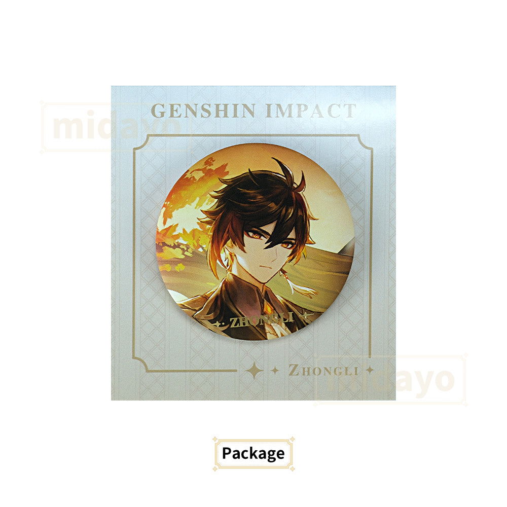 GENSHIN IMPACT Themed Series Character Badge-Zhongli - BilaBila