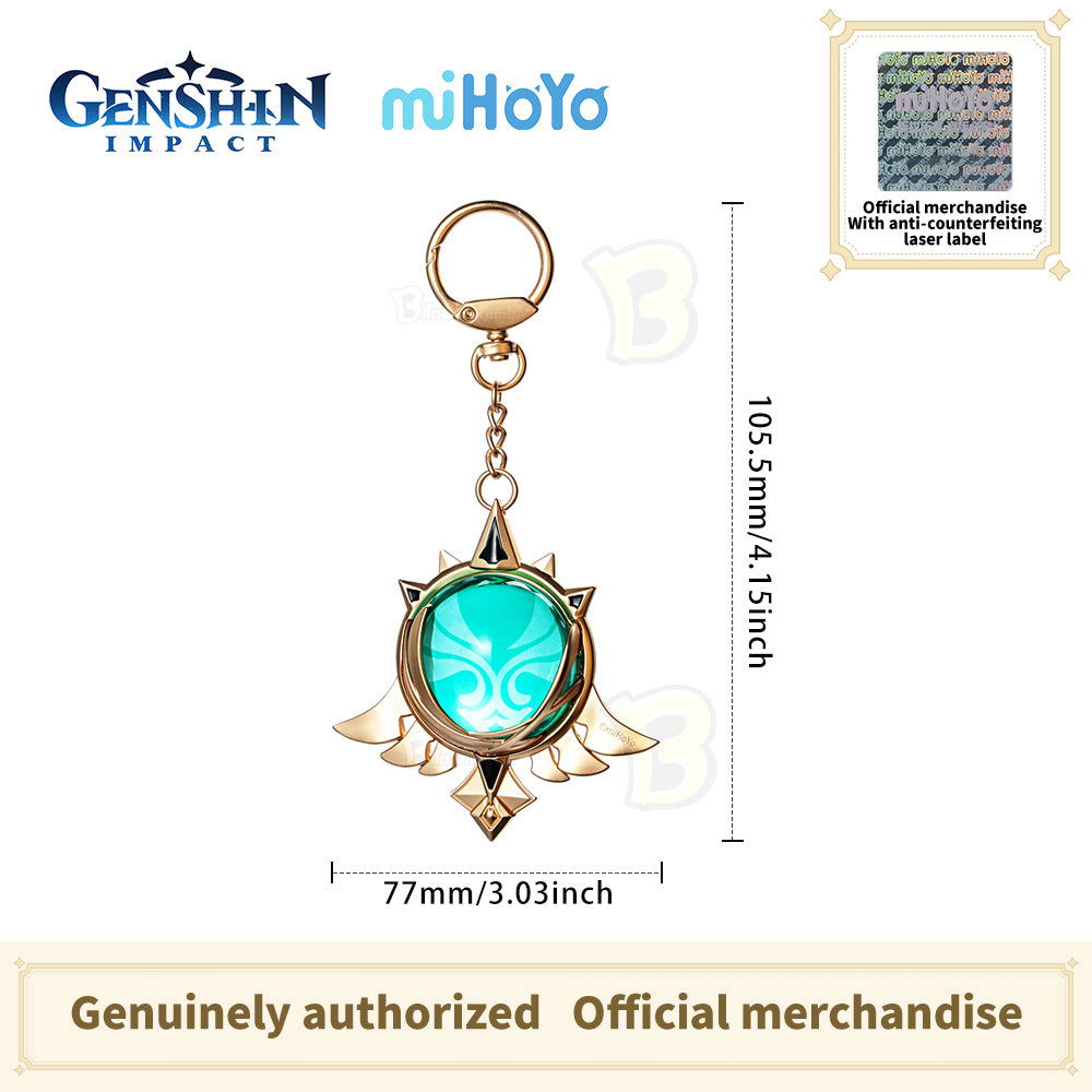 GENSHIN IMPACT Themed Series Vision Keychain-Mondstadt: Anemo - BilaBila